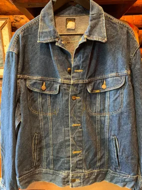 12. Vintage Lee Dark Denim Jacket, 44L-XL