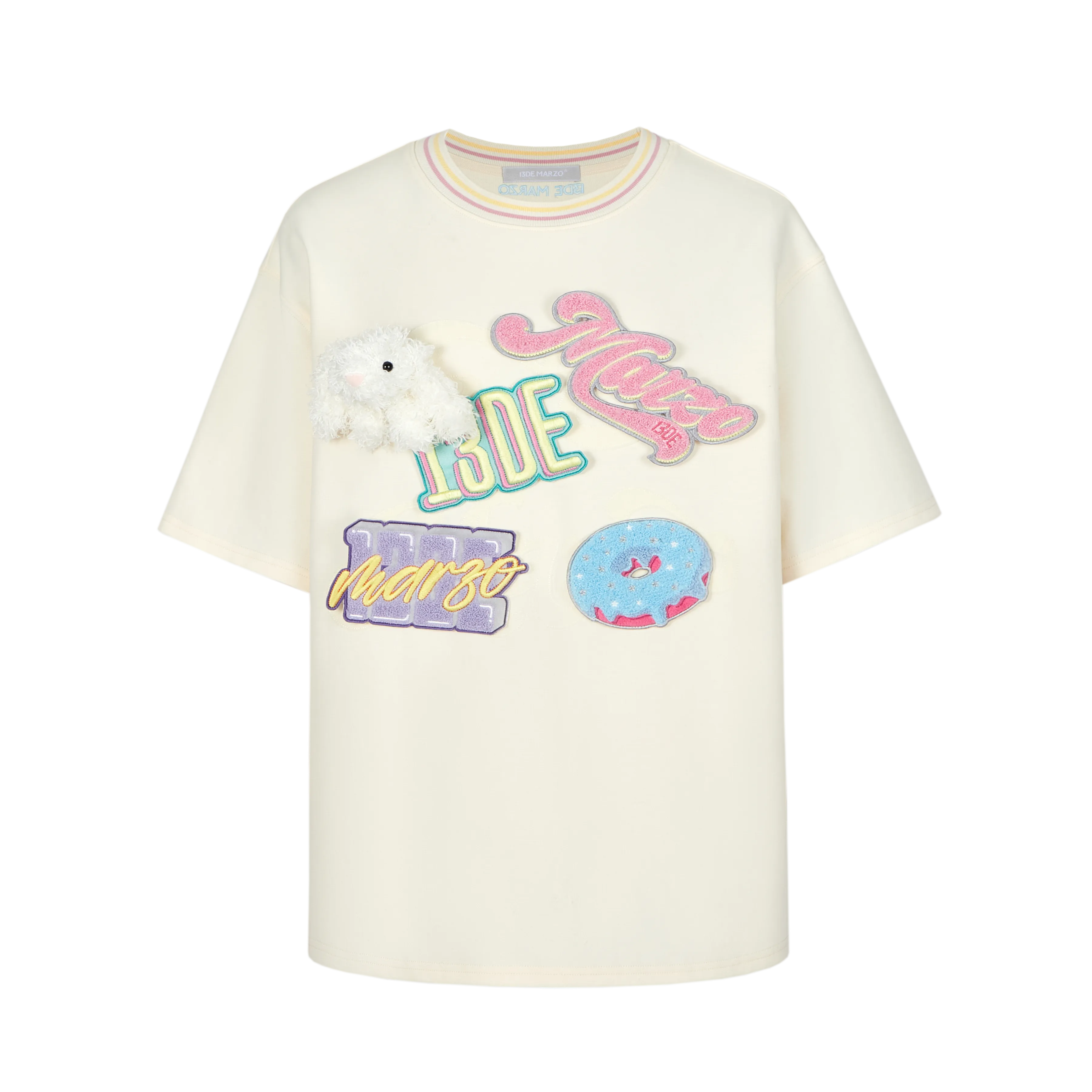 13DE MARZO Badges Velcro T-shirt