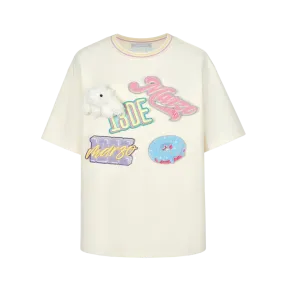 13DE MARZO Badges Velcro T-shirt
