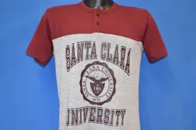 80s Santa Clara University Henley t-shirt Medium