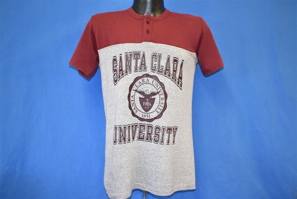 80s Santa Clara University Henley t-shirt Medium