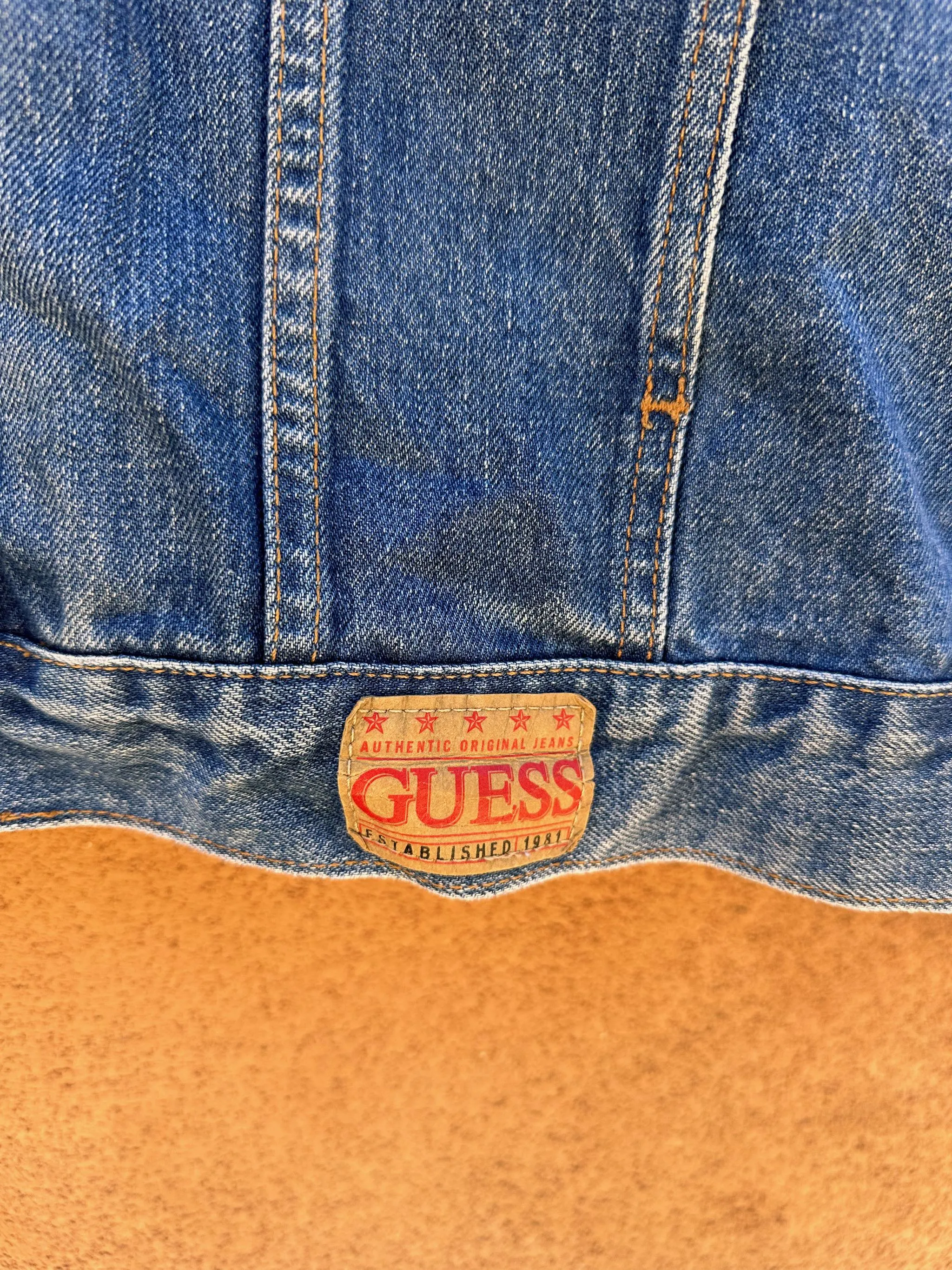 90's Guess Men's Denim Jacket - XL