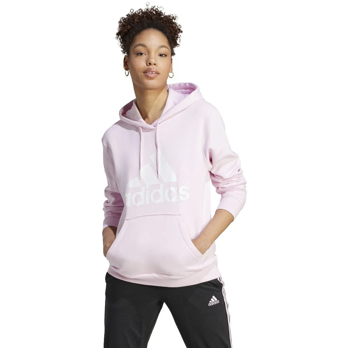 adidas Women's Essentials Big Logo Regular Fleece Hoodie