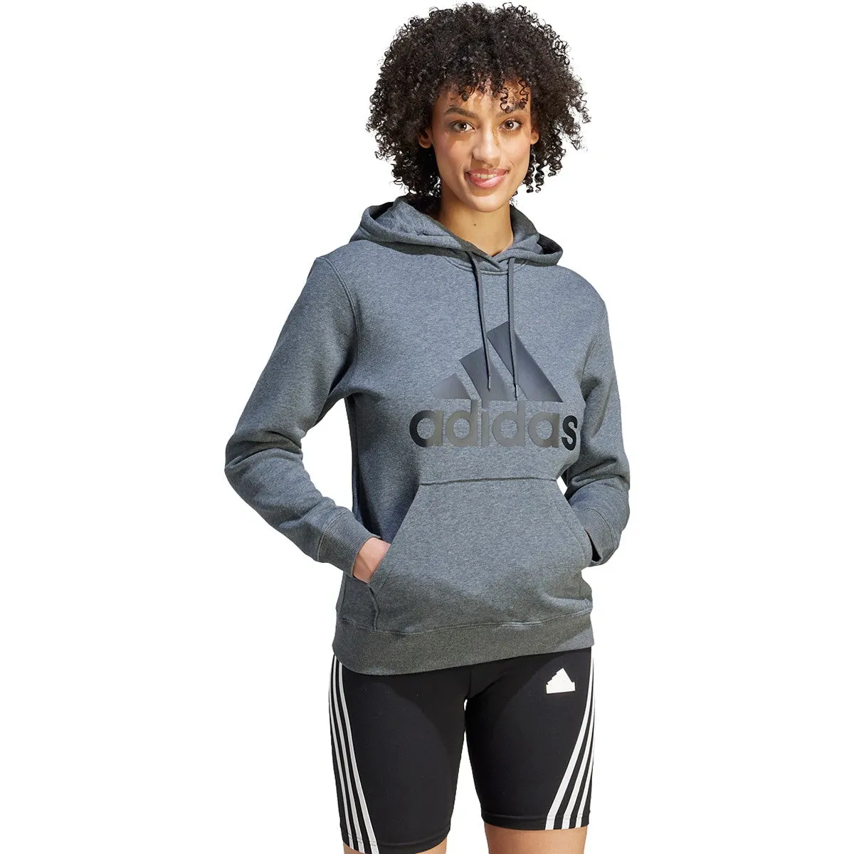 adidas Women's Essentials Big Logo Regular Fleece Hoodie