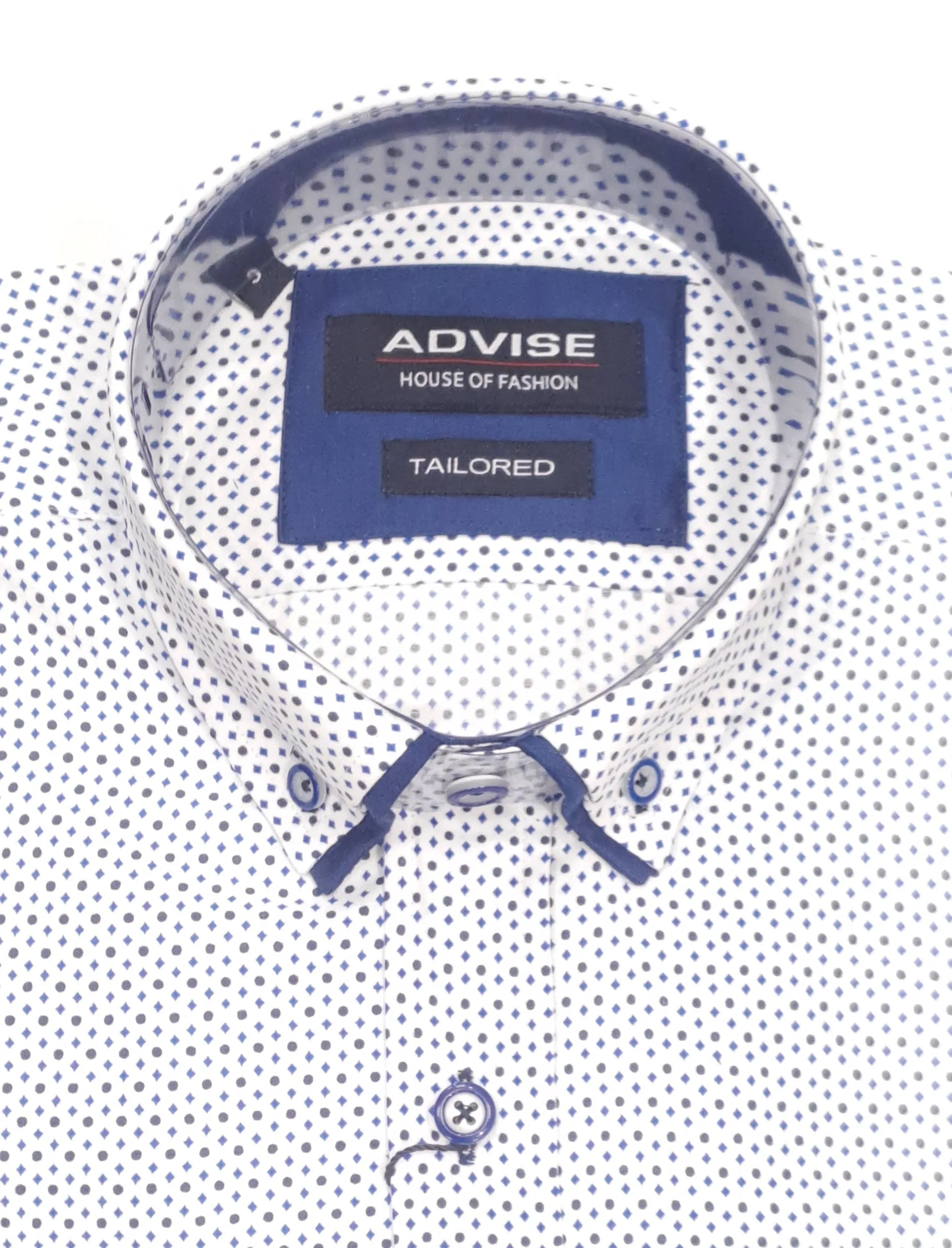Advise House Of Fashion Long Sleeve Shirt 852 - Blue
