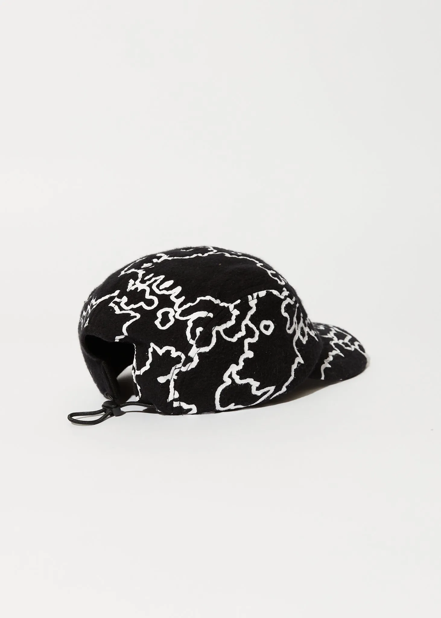 AFENDS Unisex Script - 5 Panel Cap - Black Camo