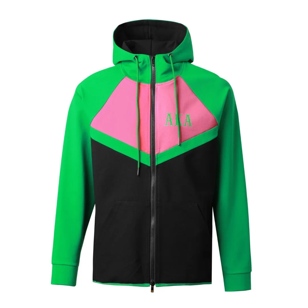 AKA Black Tech Fleece Jacket