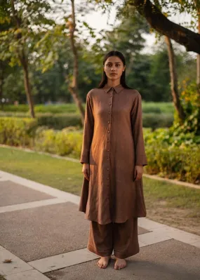Aleeza Tunic - Brown