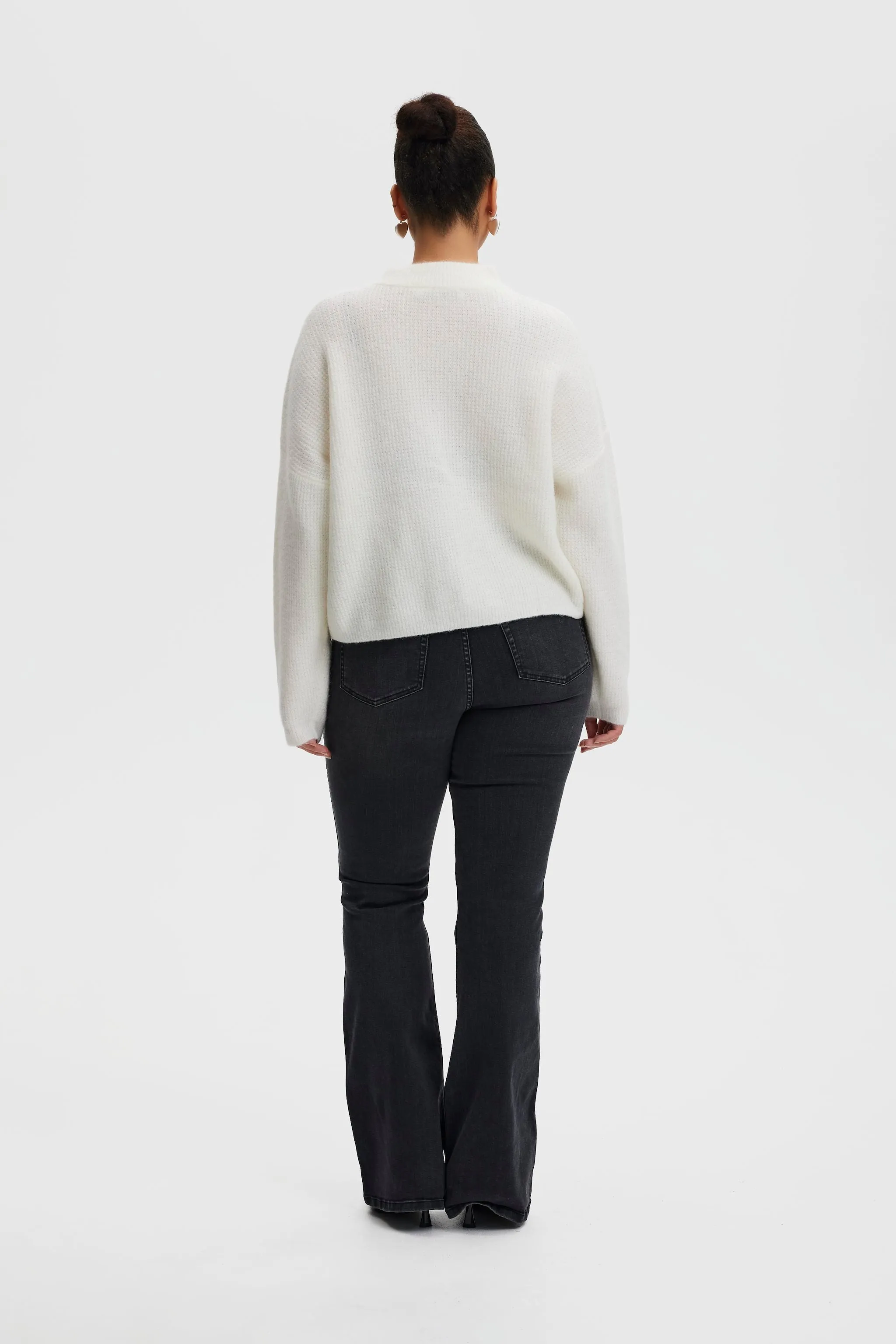 AlphaGZ Short Cardigan - Ivory