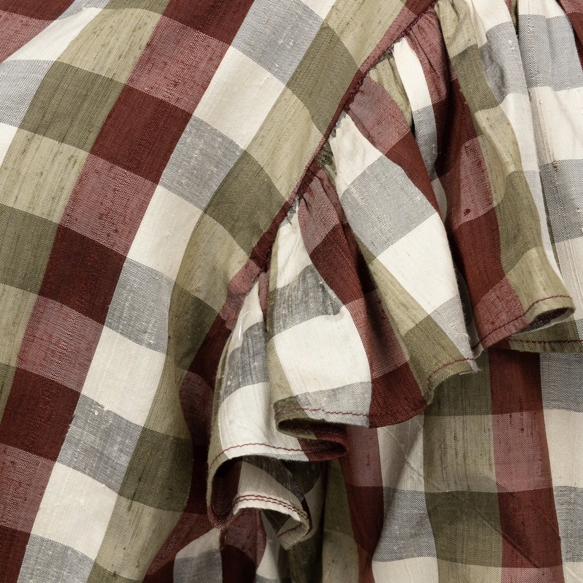 Anūrmi Shirt: Khaki Check