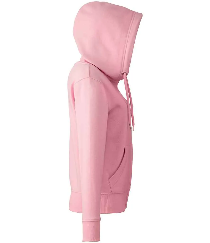 Anthem Ladies Organic Full Zip Hoodie | Pink