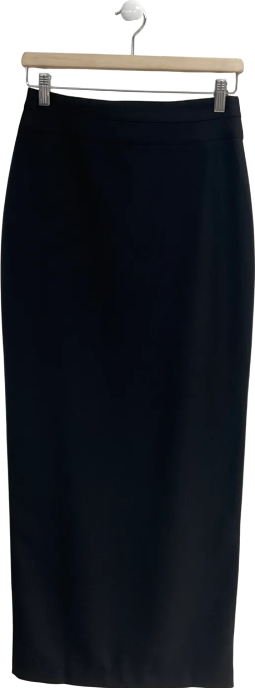 ASOS Black Tailored Maxi Skirt UK 8