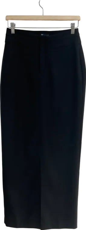ASOS Black Tailored Maxi Skirt UK 8