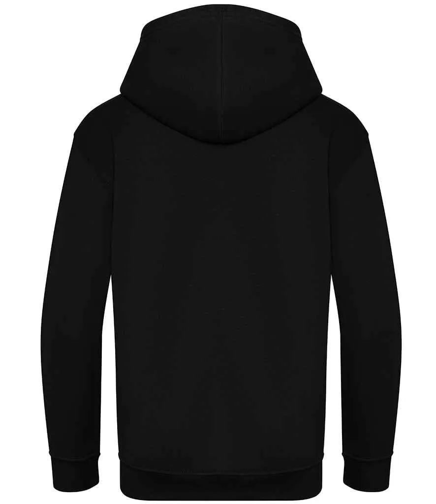 AWDis Kids Organic Hoodie | Deep Black