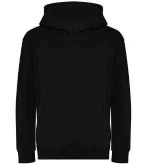 AWDis Kids Organic Hoodie | Deep Black