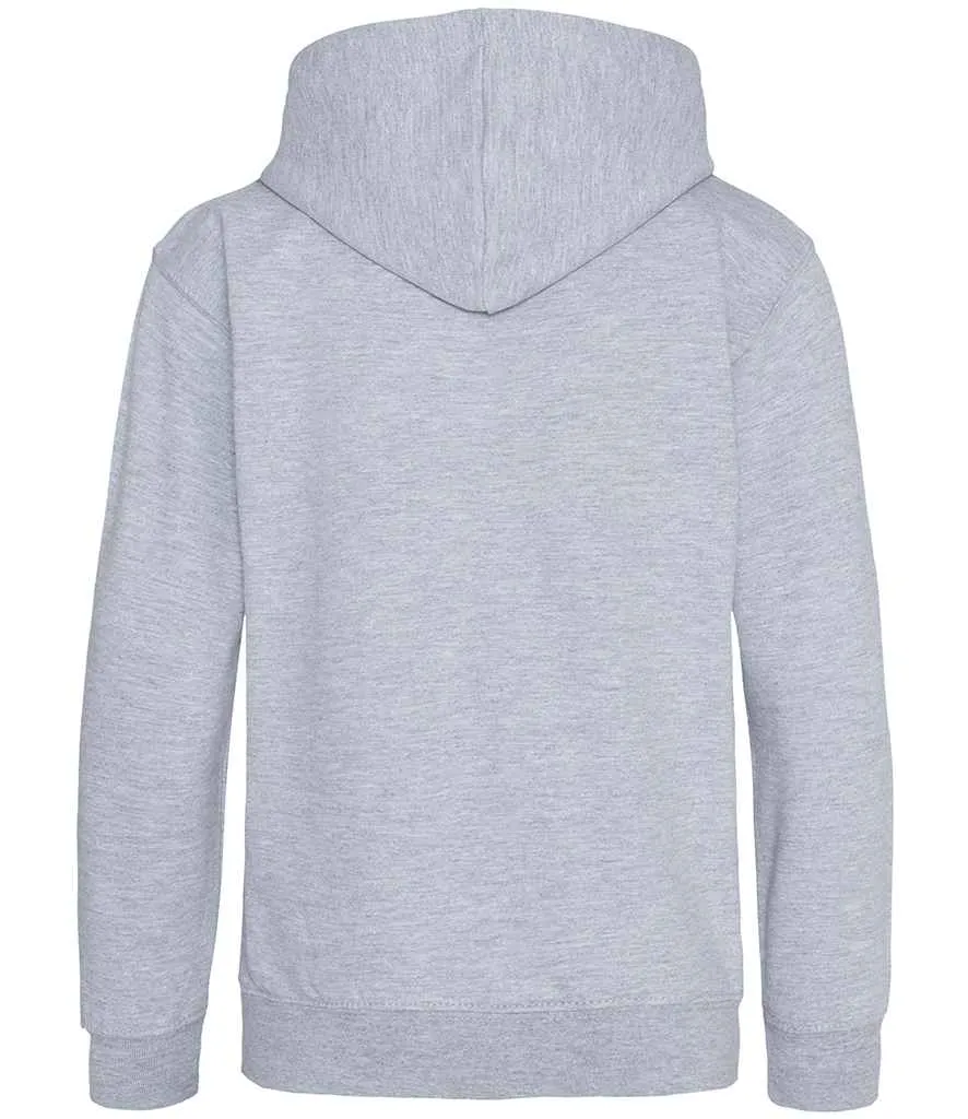 AWDis Kids Organic Hoodie | Heather Grey