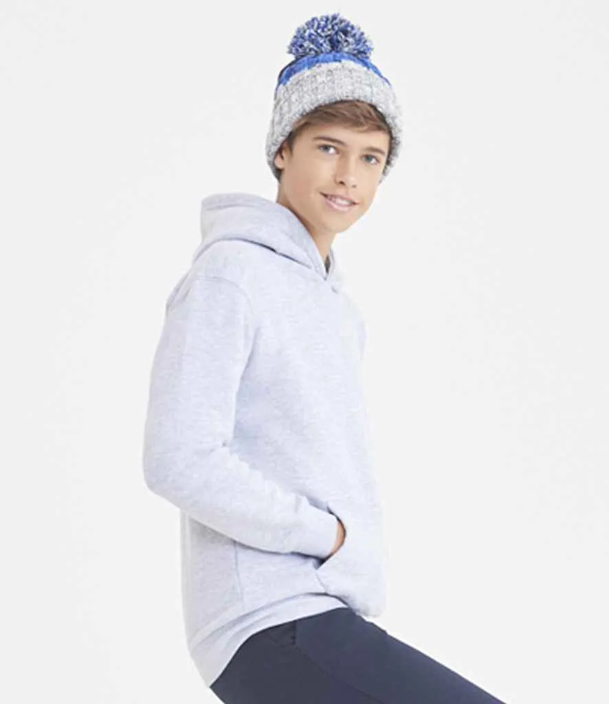 AWDis Kids Organic Hoodie | Heather Grey