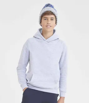 AWDis Kids Organic Hoodie | Heather Grey