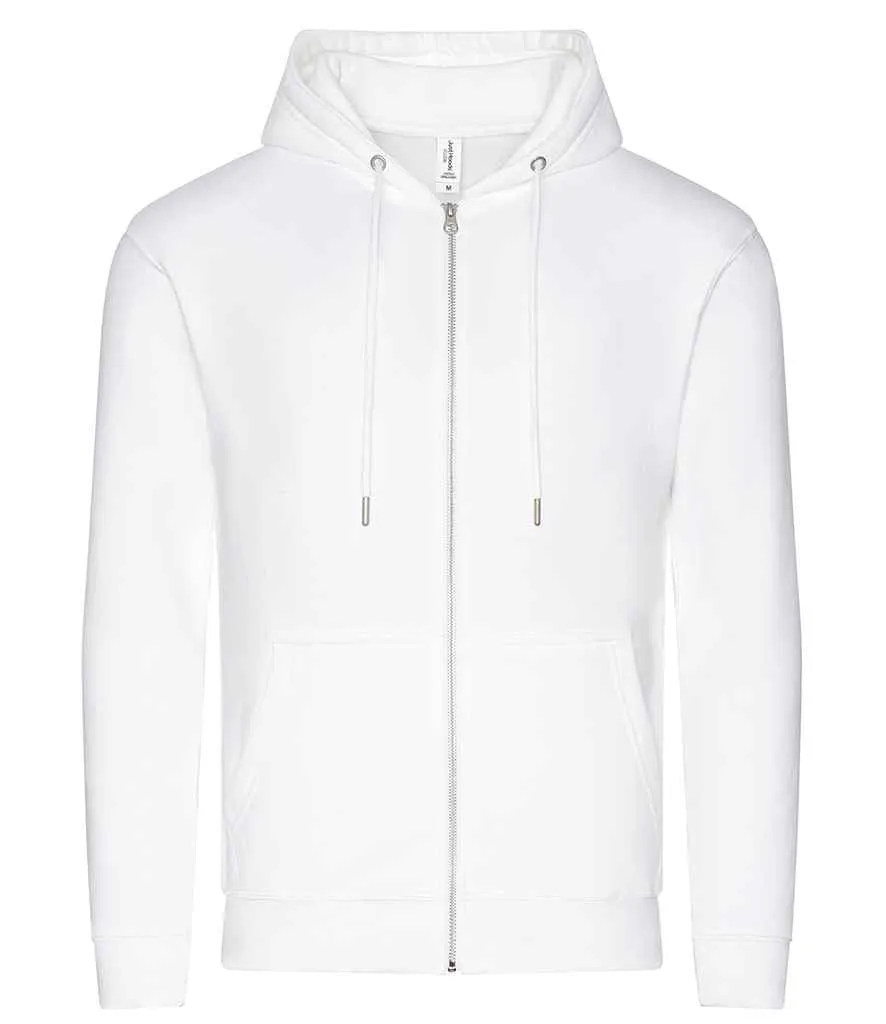 AWDis Organic Zoodie | Arctic White