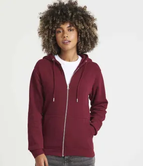 AWDis Organic Zoodie | Burgundy