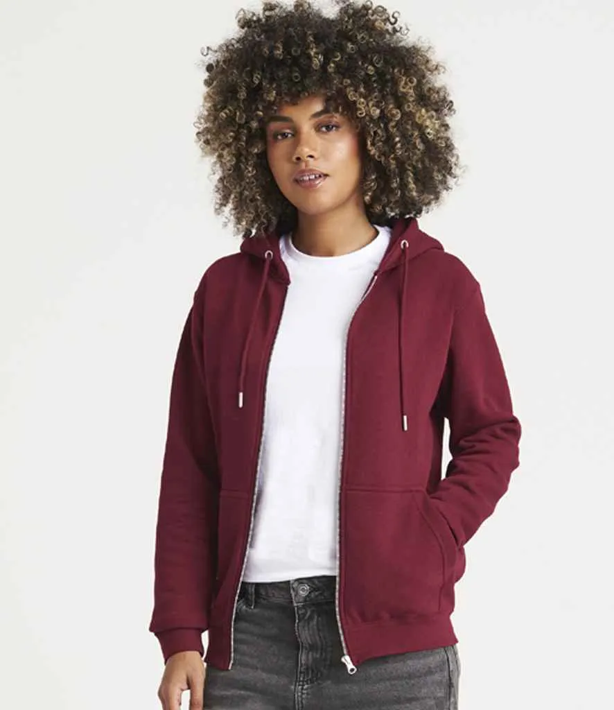 AWDis Organic Zoodie | Burgundy