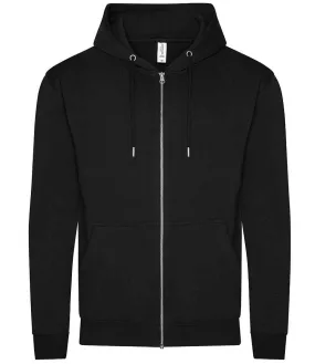 AWDis Organic Zoodie | Deep Black