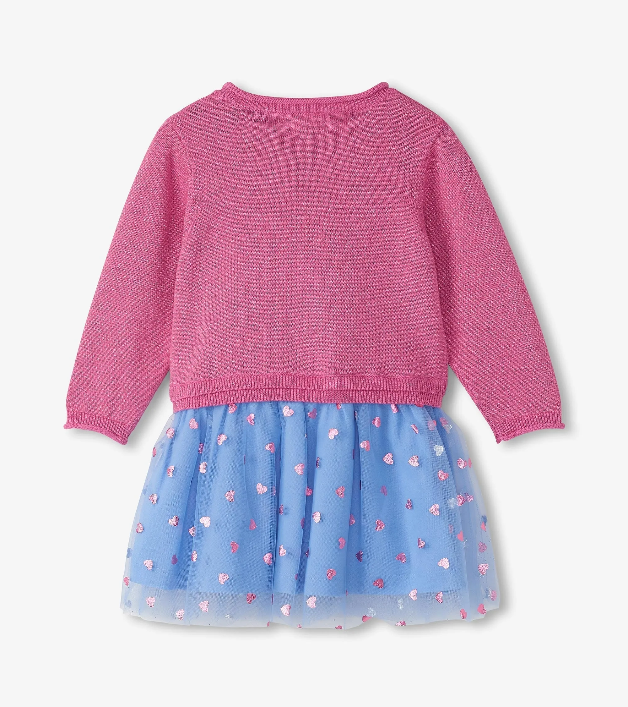 Baby & Toddler Girls French Bulldogs Drop Waist Sweater Dress