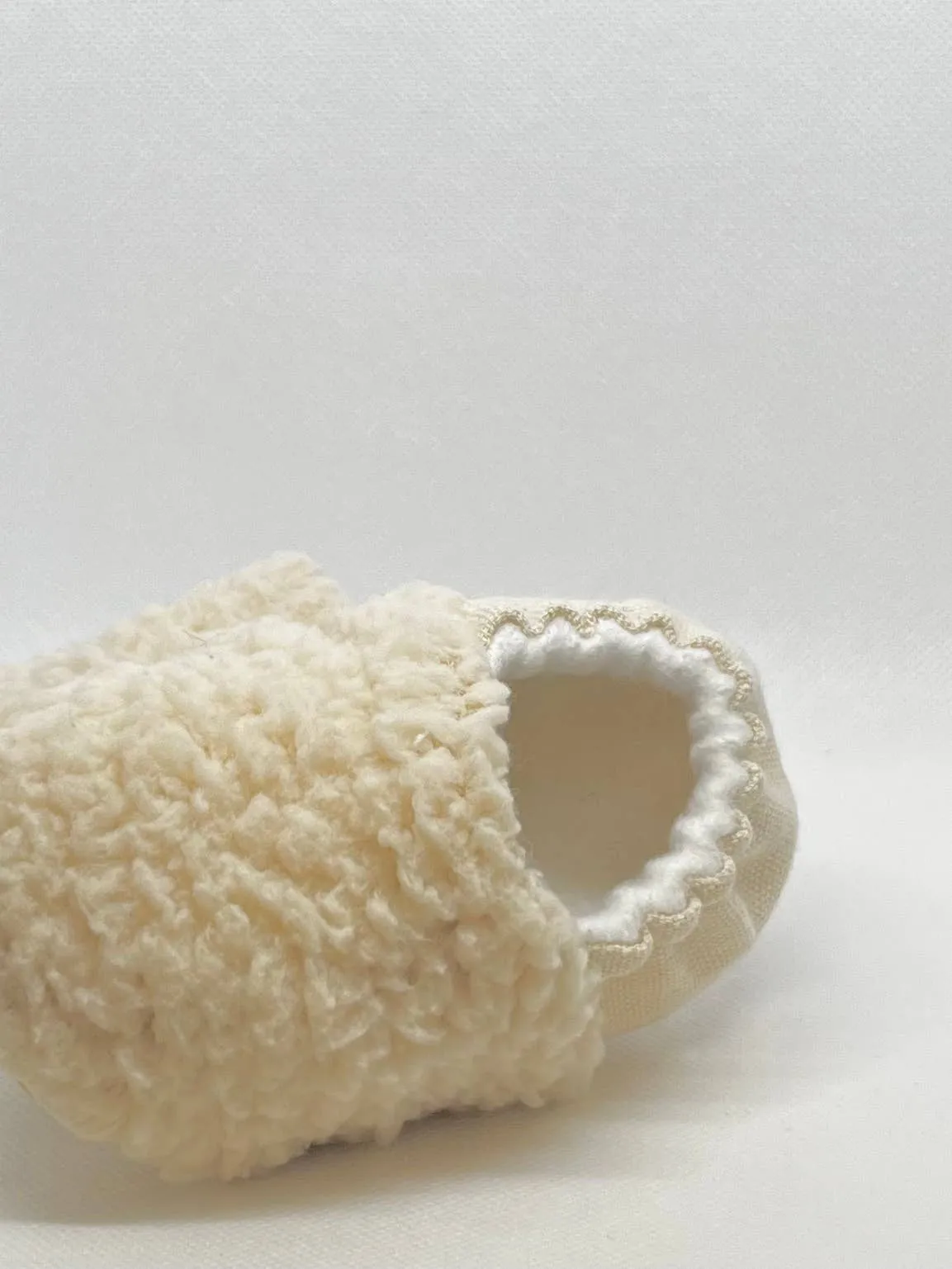 Baby Bear Faux Fur Slippers