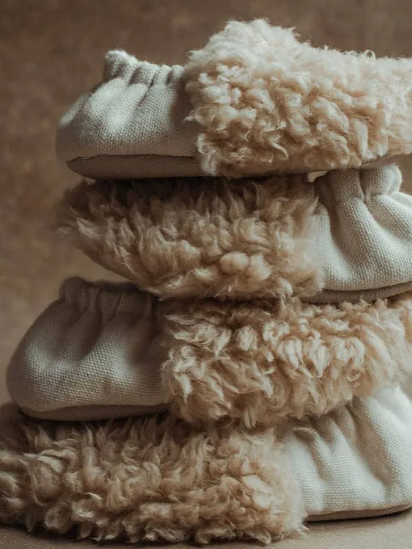 Baby Bear Faux Fur Slippers