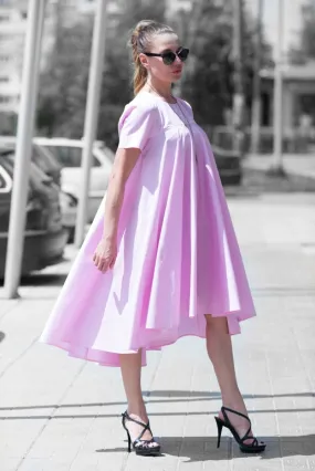 Baby Pink Summer Maxi Dress KOSARA