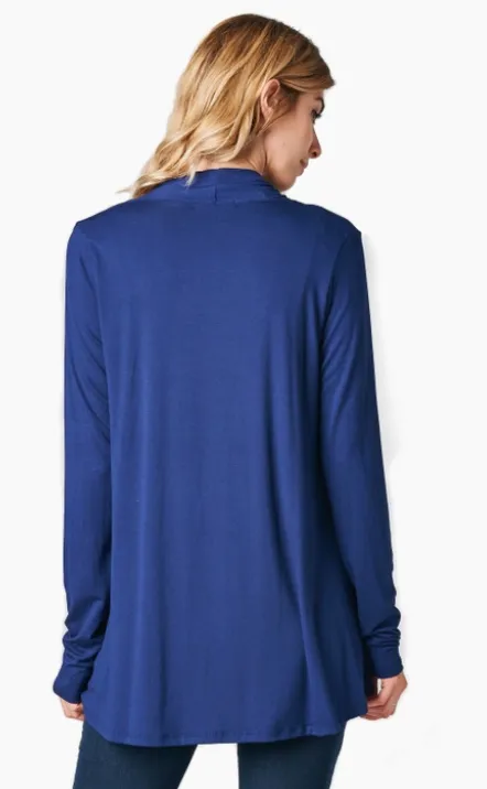 Bamboo Jersey Knit Cardigan