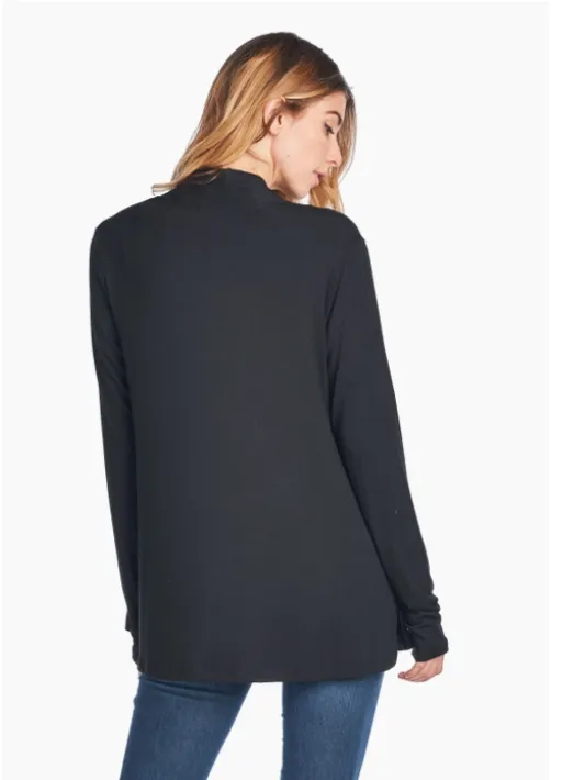 Bamboo Jersey Knit Cardigan