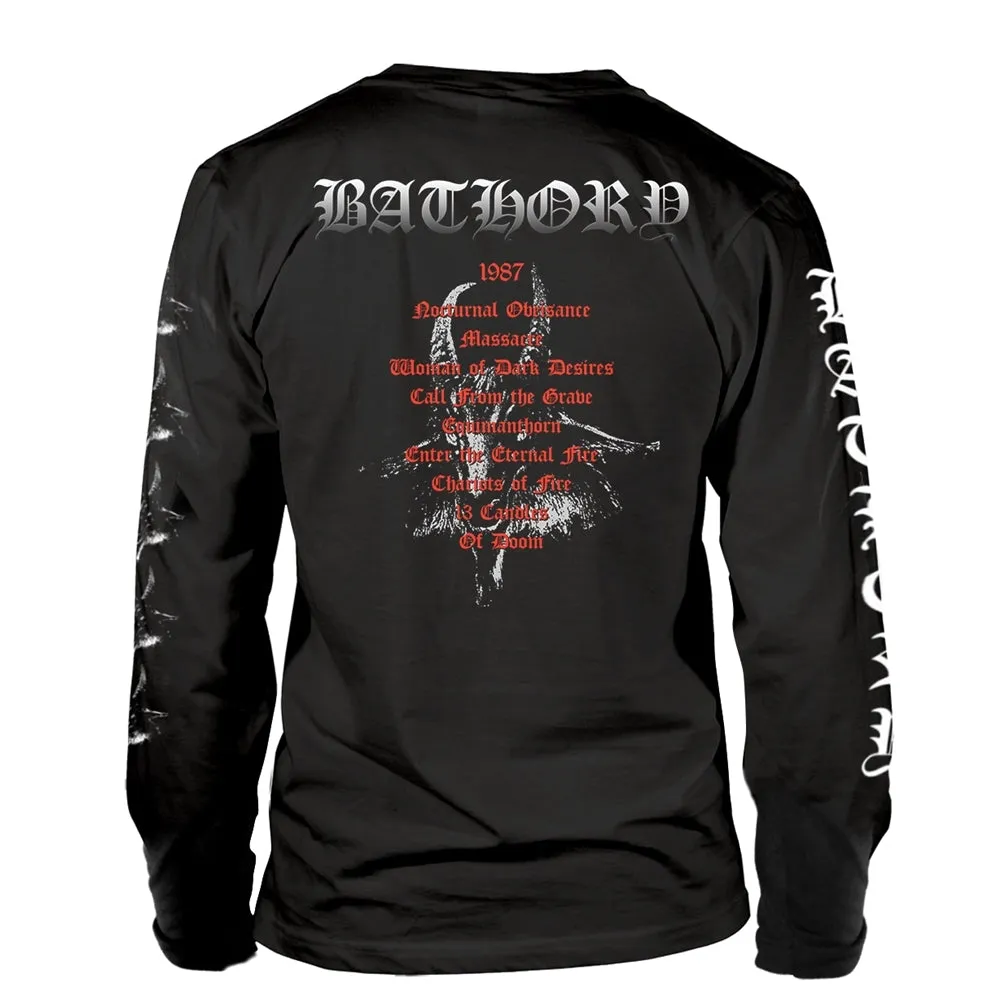 Bathory Unisex Long Sleeved T-shirt: Under The Sign (back print)