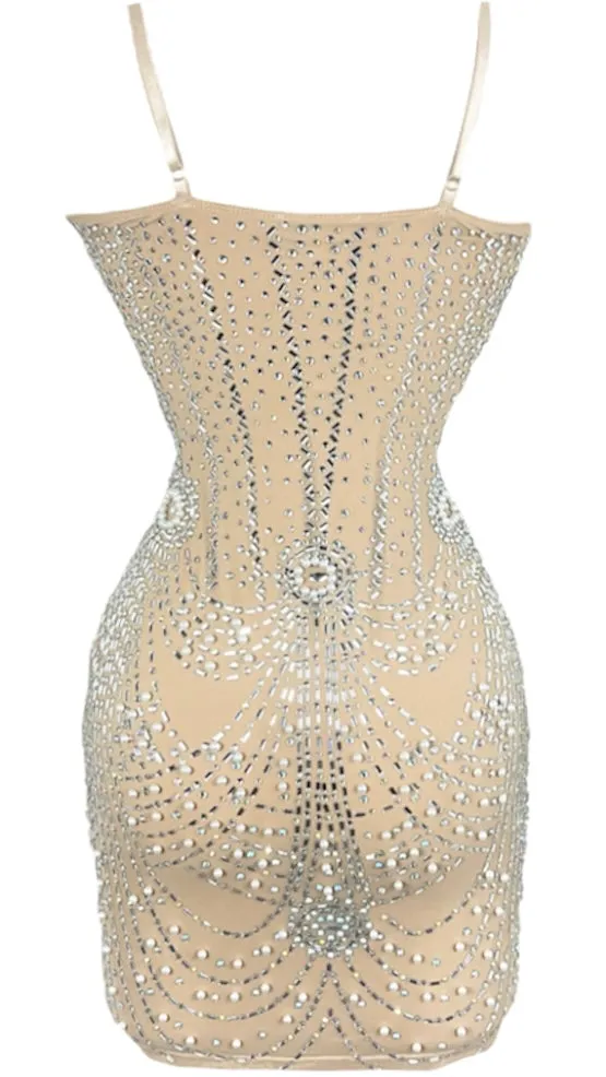 Bella Dress - Nude