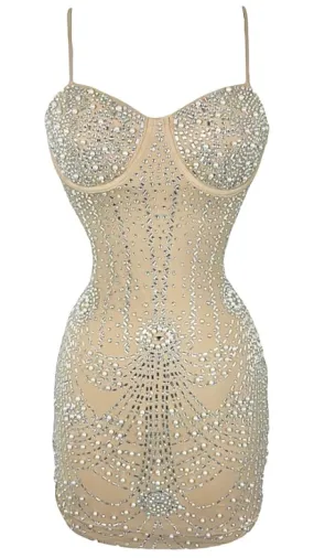 Bella Dress - Nude