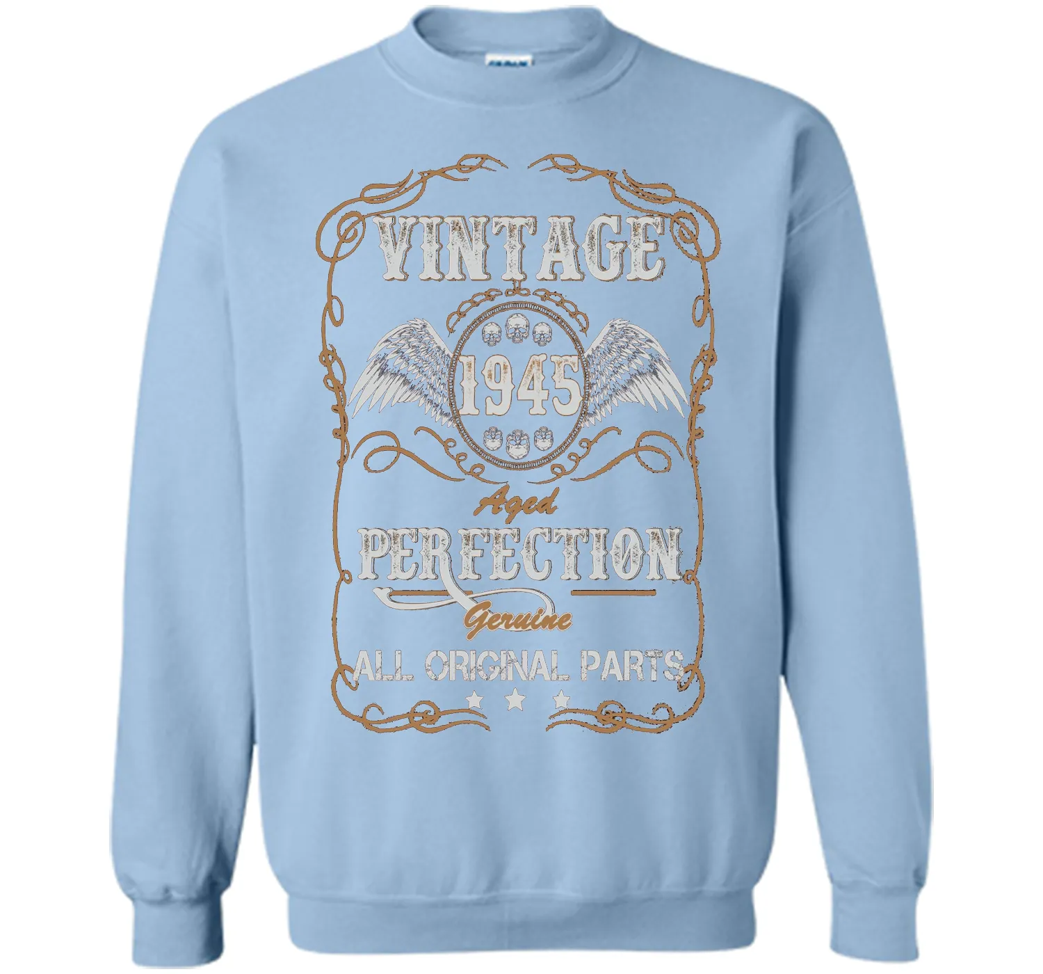 Birthday Year Gift Vintage 1945 All Original Parts T-Shirt