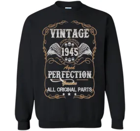Birthday Year Gift Vintage 1945 All Original Parts T-Shirt