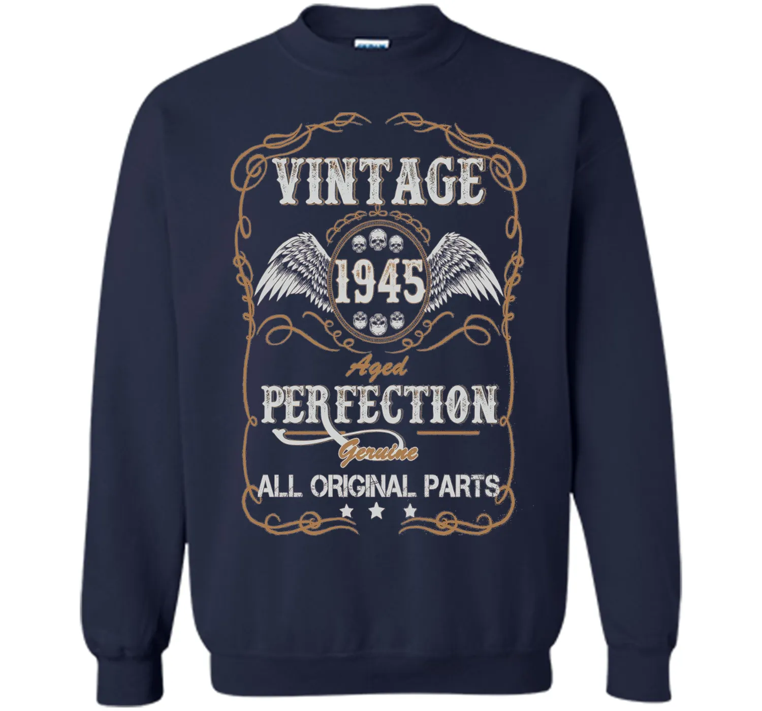 Birthday Year Gift Vintage 1945 All Original Parts T-Shirt