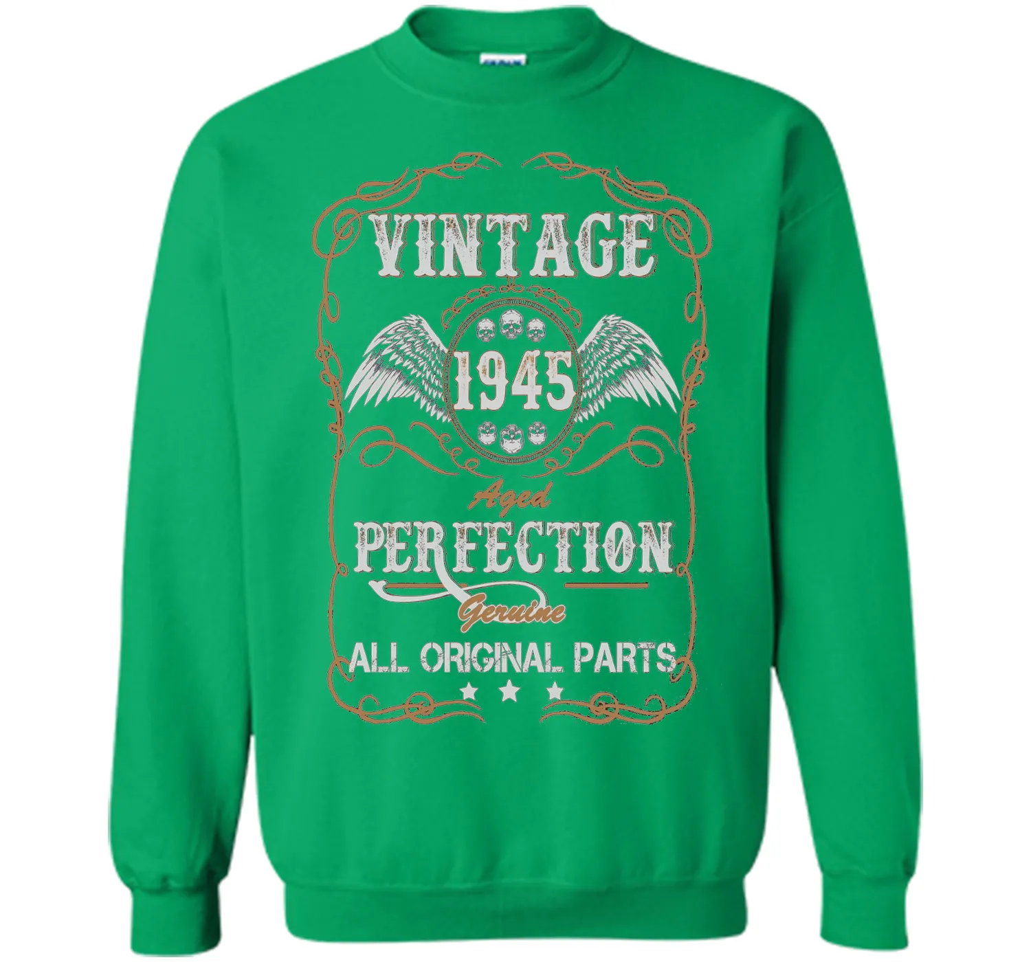Birthday Year Gift Vintage 1945 All Original Parts T-Shirt