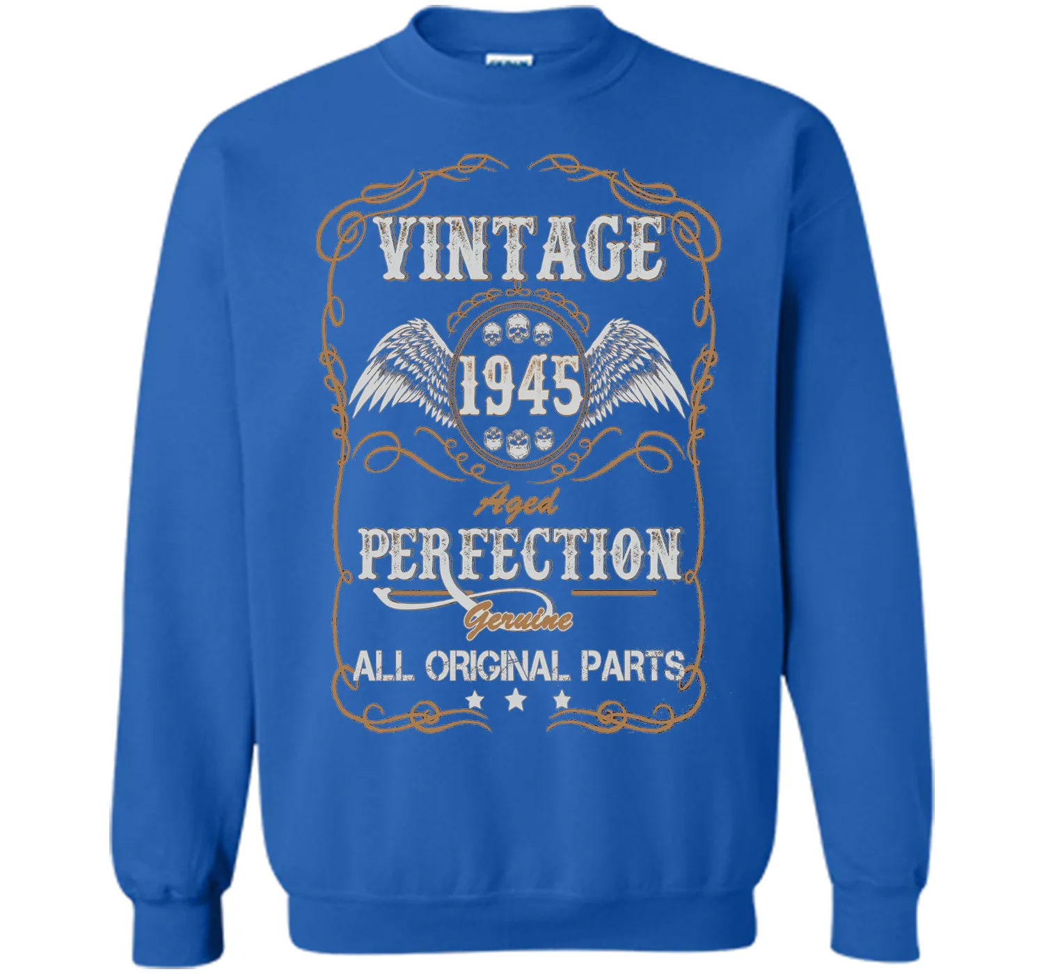 Birthday Year Gift Vintage 1945 All Original Parts T-Shirt