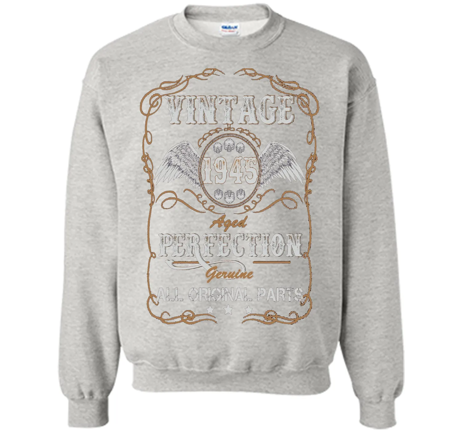 Birthday Year Gift Vintage 1945 All Original Parts T-Shirt