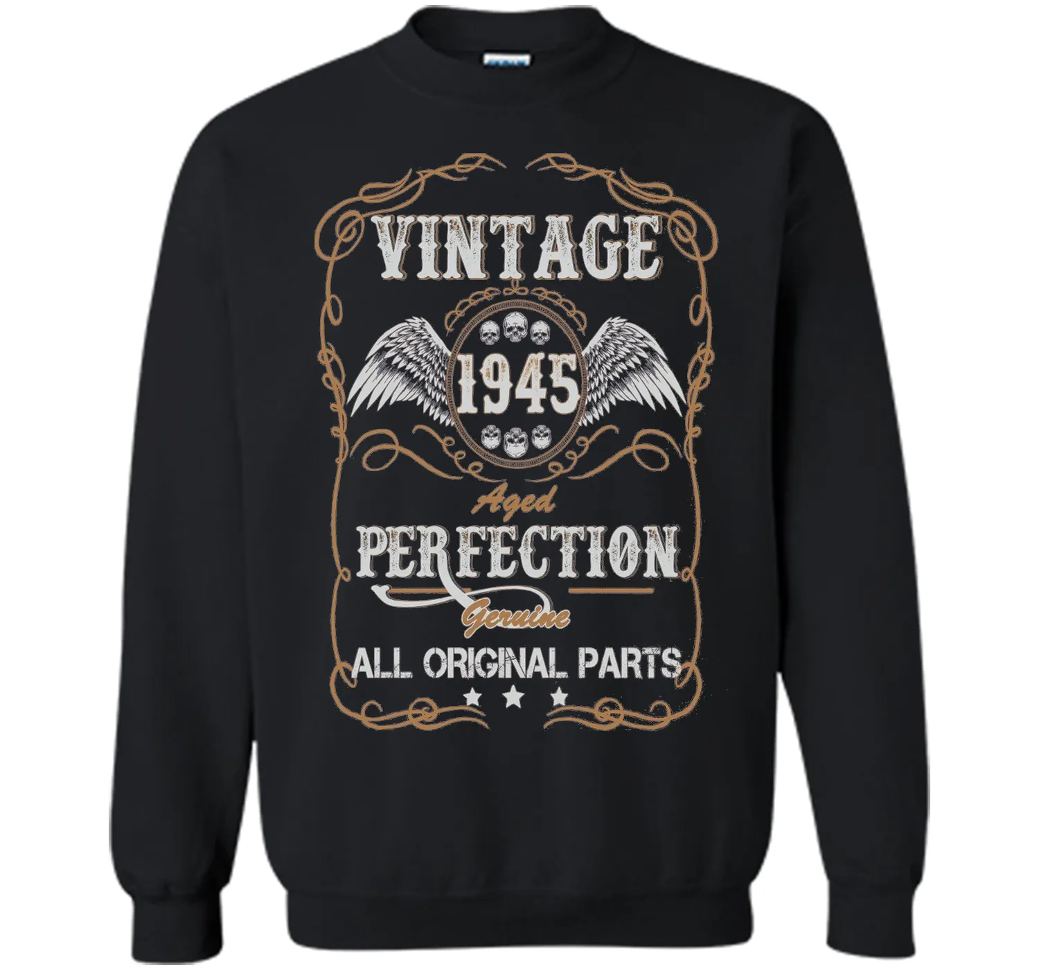 Birthday Year Gift Vintage 1945 All Original Parts T-Shirt