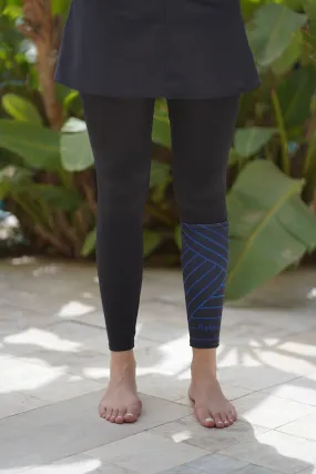 Black Stripe Legging Extension
