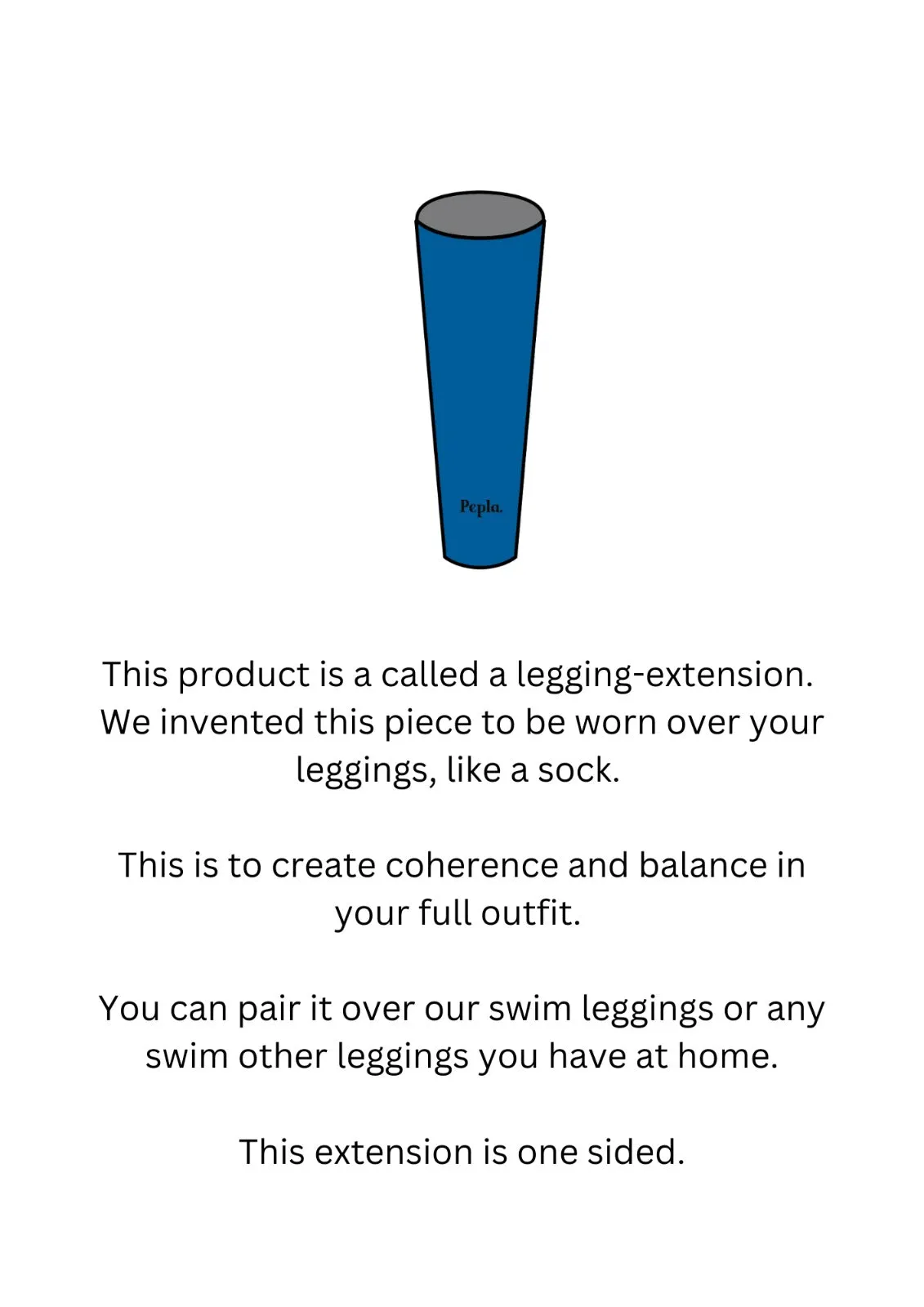 Black Stripe Legging Extension