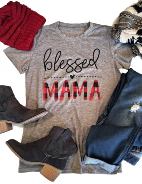 Blessed Mama Ladies Raglan Shirt - In stock!
