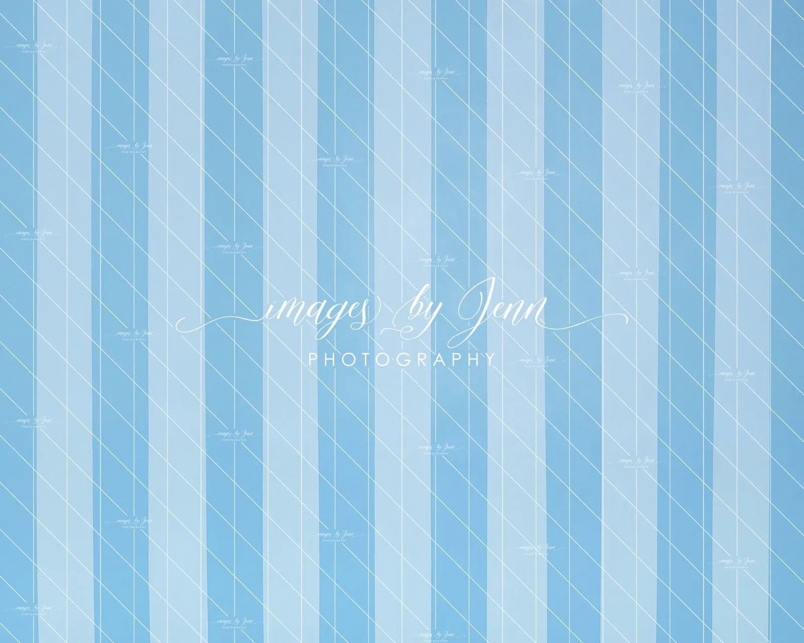 Blue Cotton Candy Stripe Wall (JG)