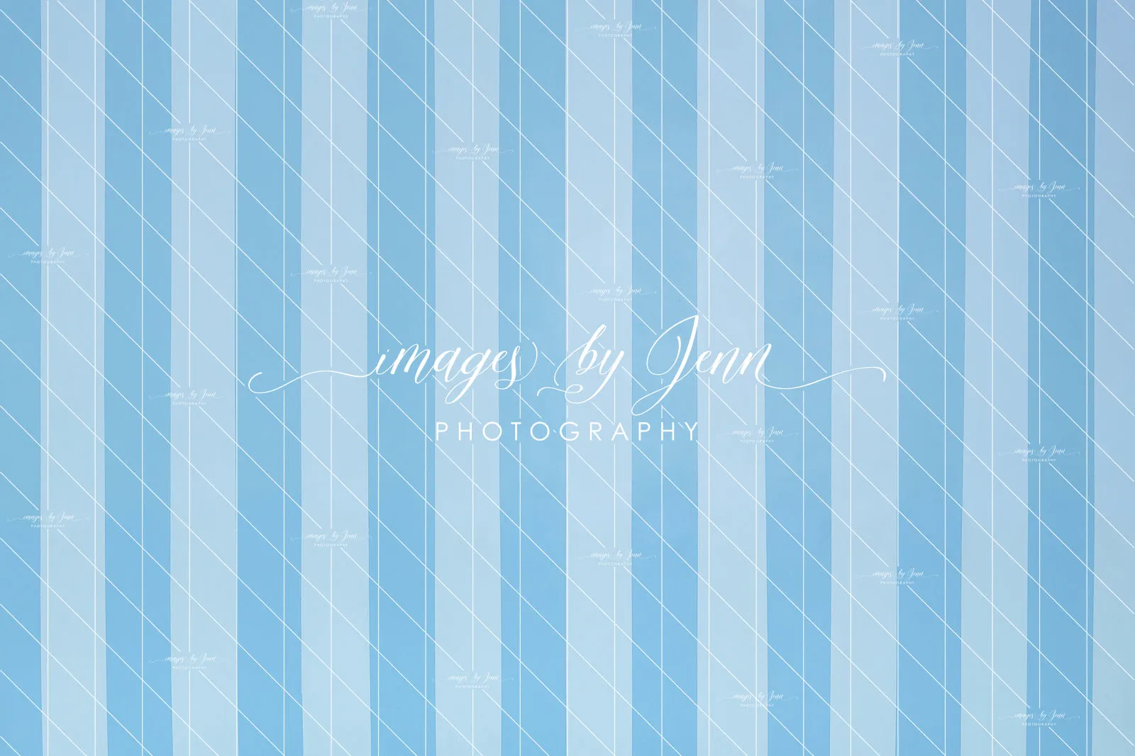 Blue Cotton Candy Stripe Wall (JG)