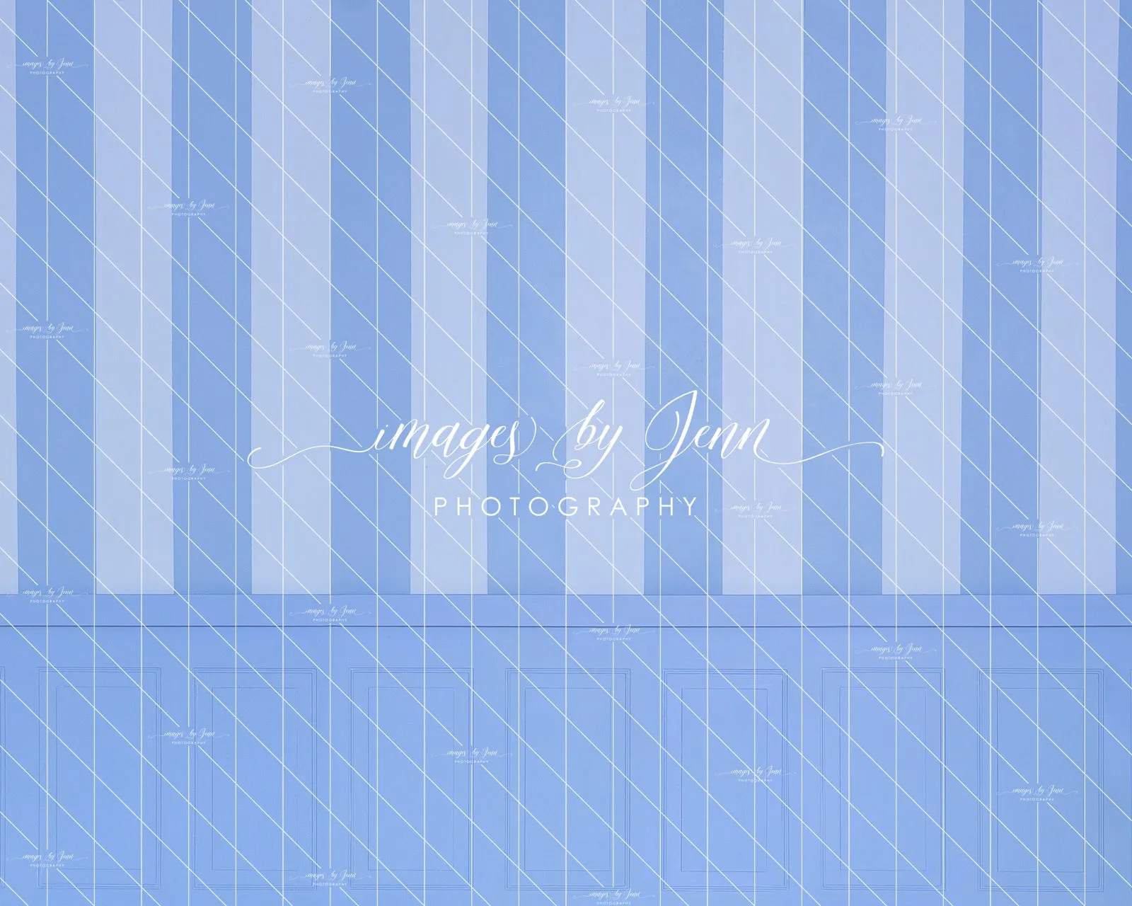 Blueberry Stripe Half Wall (JG)