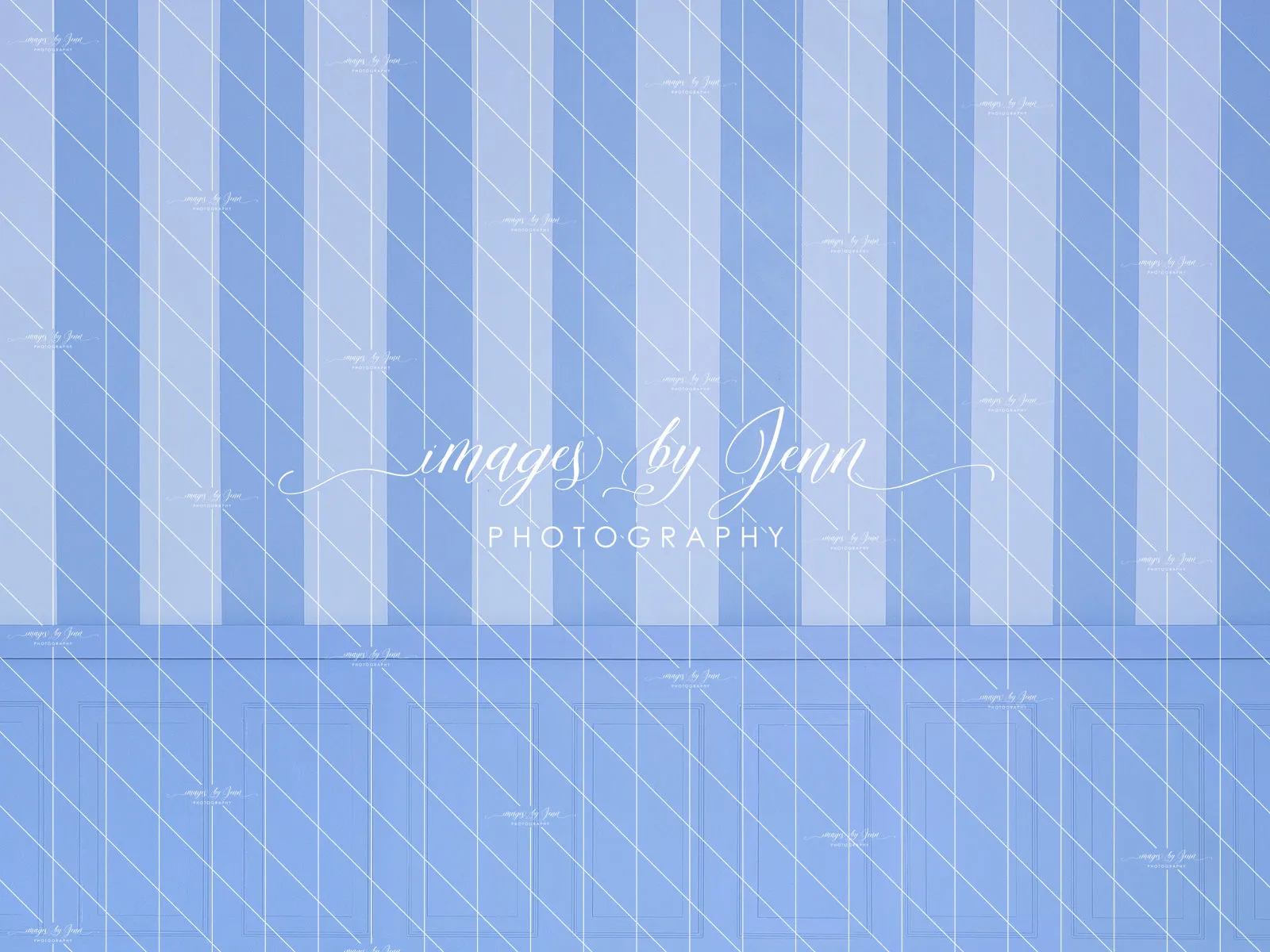 Blueberry Stripe Half Wall (JG)