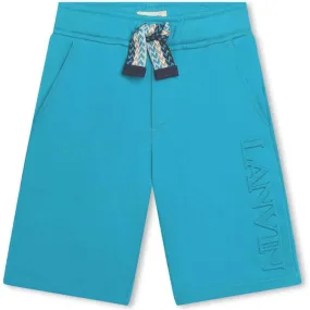 Boys Turquoise Curb Shorts